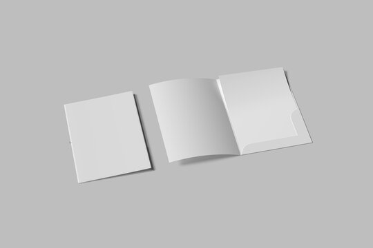 A4 with Folder blank mockup