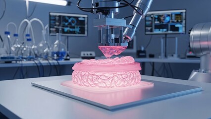 3d printing of human organ in laboratory setting