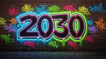 Futuristic Urban 2030 Street Art