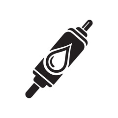 Insulin icon vector logo design template