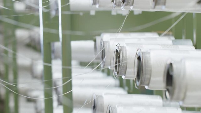 Industrial Nylon Thread Production Line with Coil Spools Machine