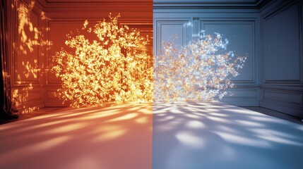 Resolution Side by side comparison of low and high resolution images on a digital screen.