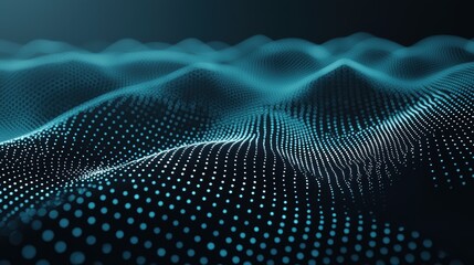 Dot Abstract AI generated dot pattern forming a digital representation of data.