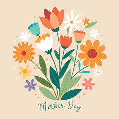 vector illustration of a floral background
