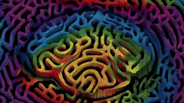 abstract colorful background with circles