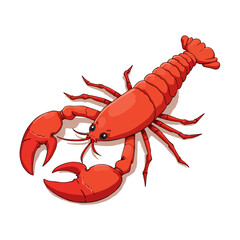 Cute Lobster Clipart 09