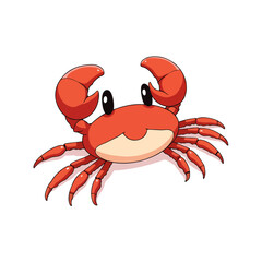 Cute Crab Clipart 07