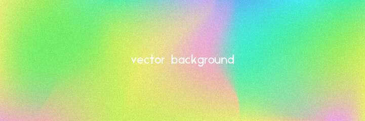 Noise Gradient Background. Abstract Grainy Bg In Pink, Purple And Blue Colors. Iridescent Hologram. Pearlescent Holographic Texture With Rainbow Foil. Fluorescent Light On Soft Paper Blend