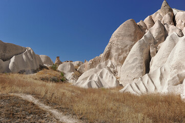 rock formations located near the city of Urgup in Cappadocia
