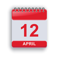 April 12 Daily Planning Sheet Modern Design