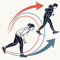 Energy flow abstract background