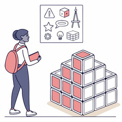 Educational abstract background