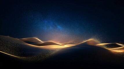 sunrise in the mountains and desert, Arabian desert