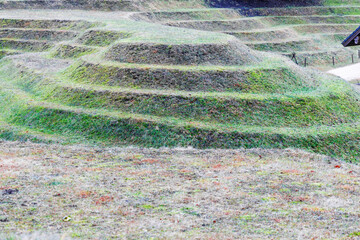 Ancient Hill Fort Terraces in Winter