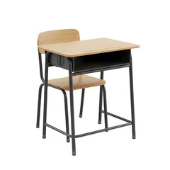Fototapeta premium A classic school desk with attached chair