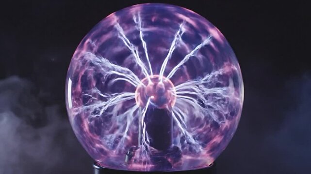 Plasma Ball with Electric Discharge