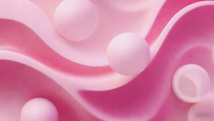 A smooth, modern bubble pattern.