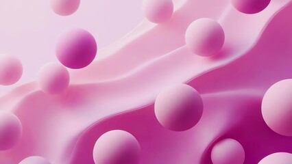 A smooth, modern bubble pattern.