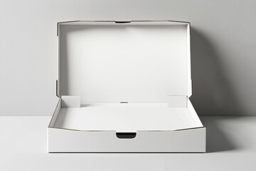 Pizza box mockup for packaging design and branding concepts