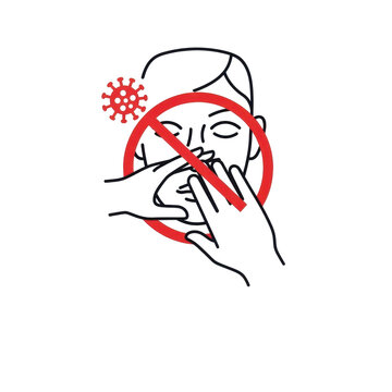Avoid Touching Your Face Icon