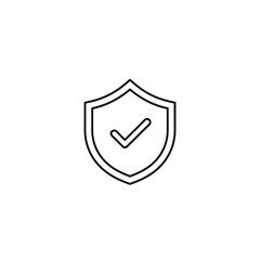 Shield with checkmark icon