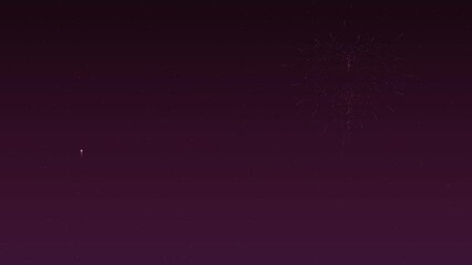 Colorful fireworks light up the night sky during a festive celebration in a city known for its vibrant events and gatherings