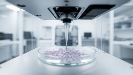 Bioprinting Process Creating Organ Tissue In Laboratory Setting