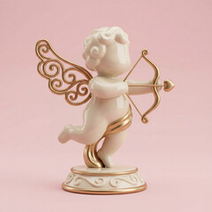 3d decorative cupid statue