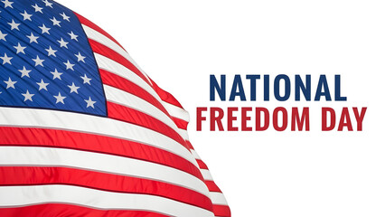 Celebrating national freedom day honoring american independence and patriotic spirit
