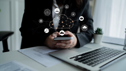 Cloud computing enables cloud, service, and network integration for digital transformation, data access, and scalable platform connectivity Latch