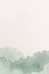 White background with a green brush stroke