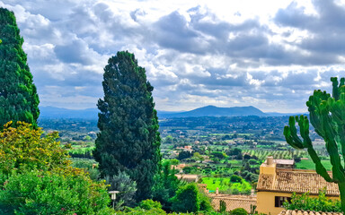 Breathtaking view of Selva town and it's suburbs. One of the most beautiful towns of Mollorca.