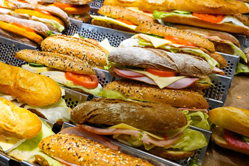 Sandwiches at a German Market
