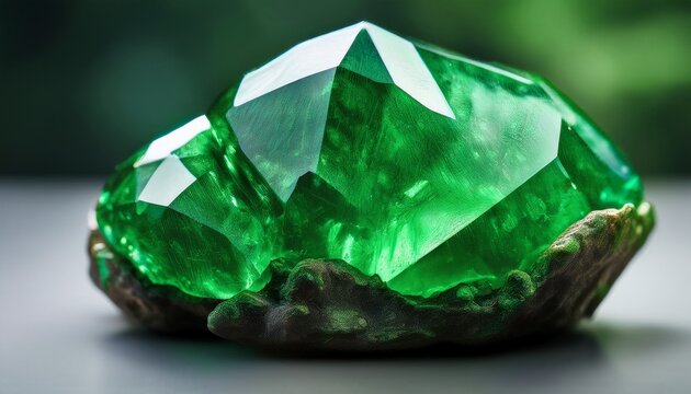 Green Crystal Mineral Stone