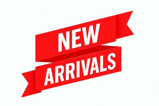 New arrivals banner design for marketing and advertising