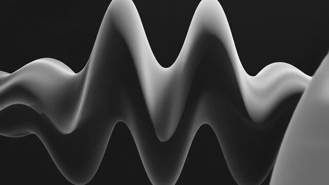 A mesmerizing abstract composition of overlapping white spheres on a dark background, evoking a sense of modernity and sophistication.