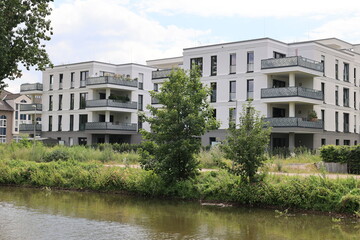 Blick in das Zentrum der Stadt Bocholt im M&uuml;nsterland