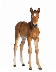 Obraz premium Ein junges Fohlen