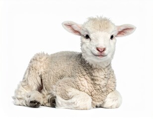 Obraz premium Ein flauschiges Lamm