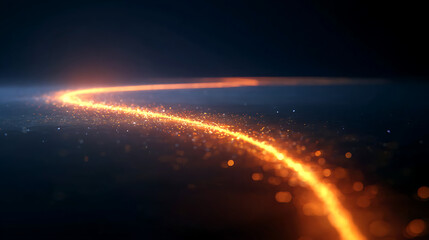 A glowing timeline stretching into the future, representing an expansive and hopeful outlook. (3)