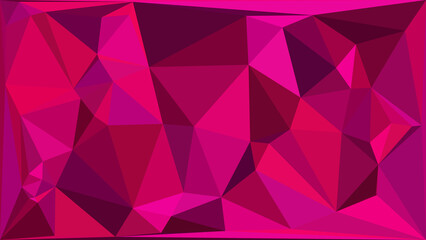 Obraz premium Vibrant pink polygonal geometric pattern with dynamic shapes