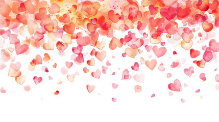 Flowing Red and Pink Rose Petals Romantic Background