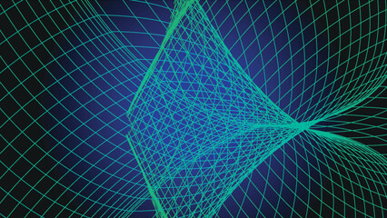 abstract background with green lines