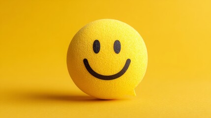 chat bubble with smiley face