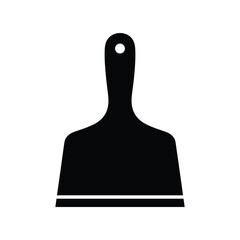 Minimal flat brick trolley icon design