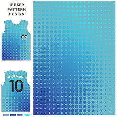 Abstract scrapbook concept vector jersey pattern template for printing or sublimation sports uniforms football volleyball basketball e-sports cycling and fishing Free Vector.