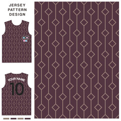 Abstract retro concept vector jersey pattern template for printing or sublimation sports uniforms football volleyball basketball e-sports cycling and fishing Free Vector.