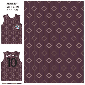 Abstract retro concept vector jersey pattern template for printing or sublimation sports uniforms football volleyball basketball e-sports cycling and fishing Free Vector.