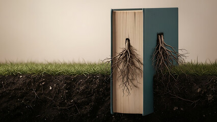 Book Roots Growing In Ground