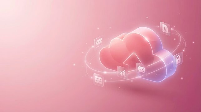 Secure cloud storage with encrypted data transfer and protection